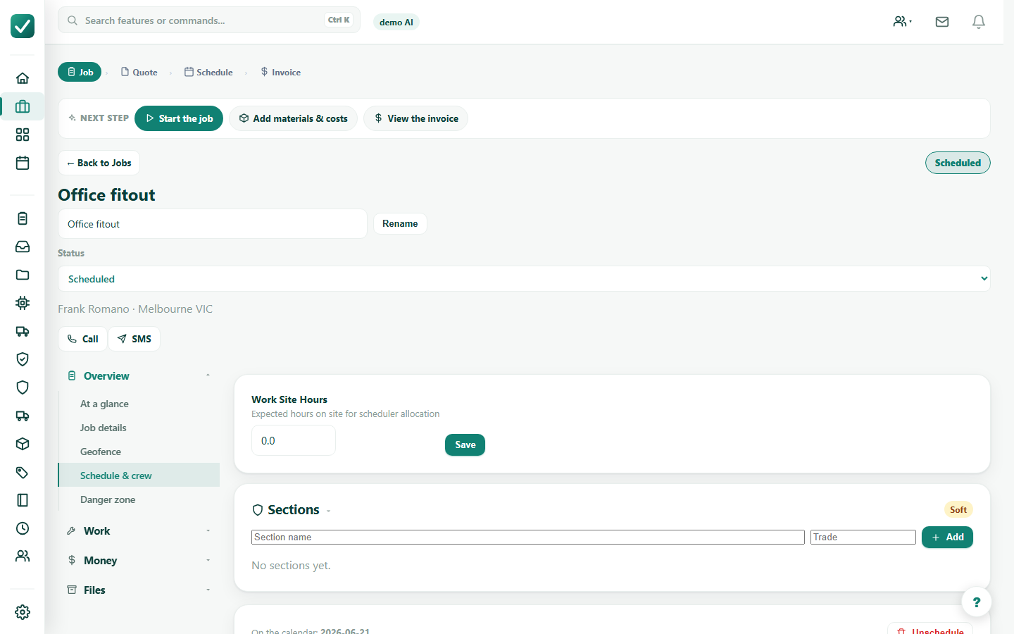 Convert quote to job - Use lifecycle status
